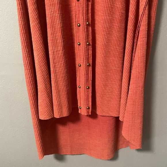 NWOT POL Studs Detail Tunic/ Tank Dress with High-Low Raw Hem. Size Small - Picture 5 of 6